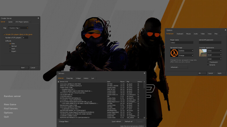 Window styles in CS 1.6 as in CS2