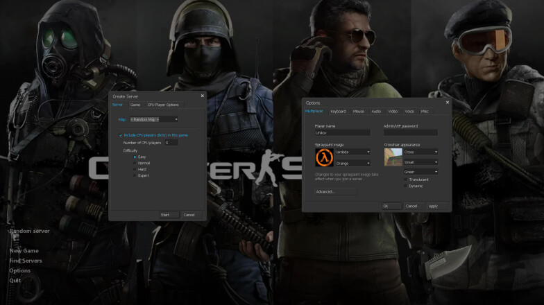 Window styles in CS 1.6 CSO
