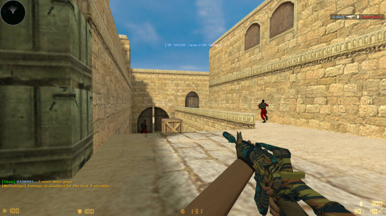 Textures of the map will dust2