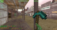 Minecraft style knife model