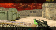 Playing Counter Strike 1.6 Minecraft