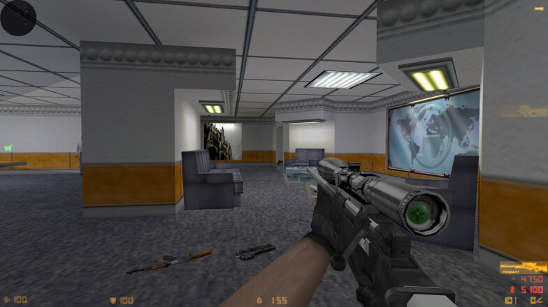 AWP in Counter Strike 1.7 build