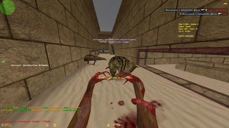Zombie mod in the game