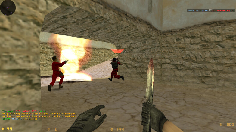Playing on one of the servers