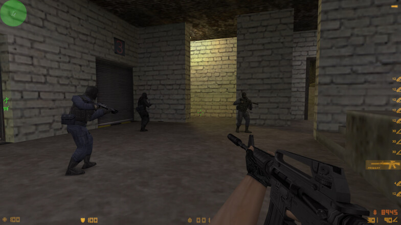 Team CT in Counter Strike 1.6 Advanced