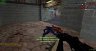 de_nuke and 2 team with red and blue skins
