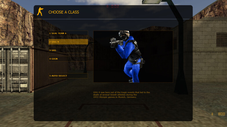 Team pick with blue model selection