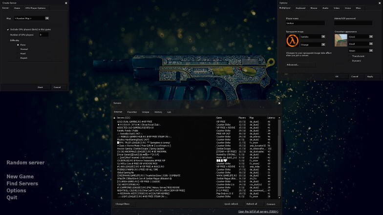 Window style in Counter Strike 1.6 Ancient