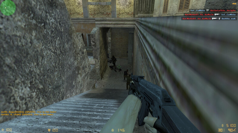 Team play in cs 1,6