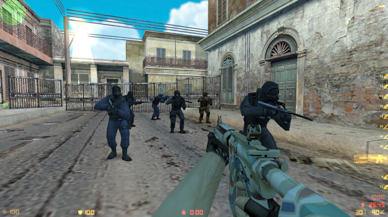 Team CT and M4A1 skins
