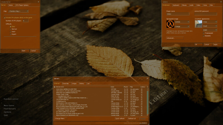 Autumn has come to Counter Strike 1.6