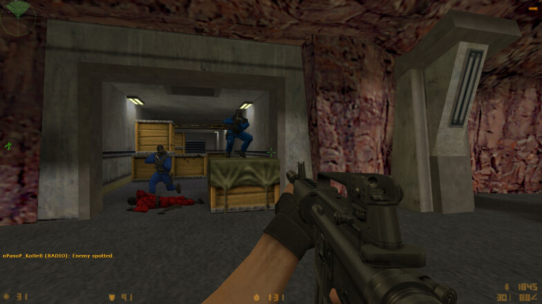 Team play in counter strike 1.6