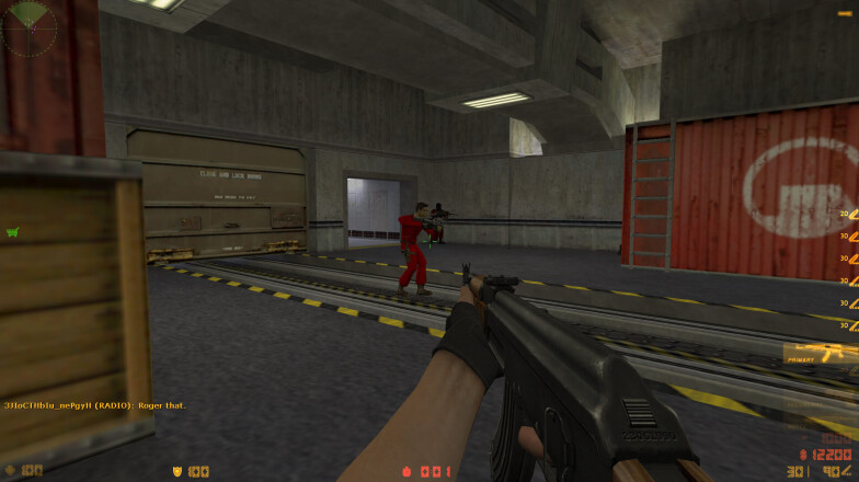AK-47 and red model T