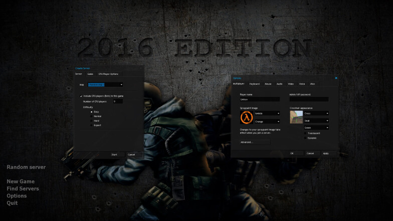 Settings cs 1.6 2016