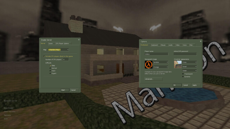 Counter-Strike Mansion Options