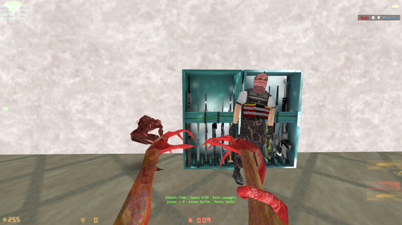 Zombie mod in game