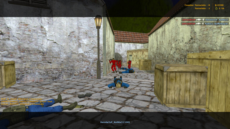 Red team T and blue team CT