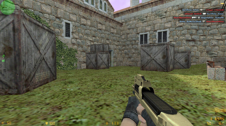 Gold weapon in cs 1.6