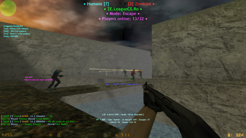 Push in the server
